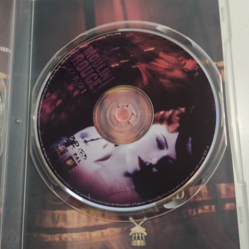 Moulin Rouge DVD used, foreign film, Nicole Kidman, 2-disc, Greek subtitles
