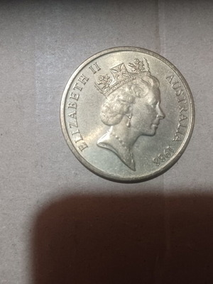 Australia 5 Dollars 1988 coin used with original pouch and insert