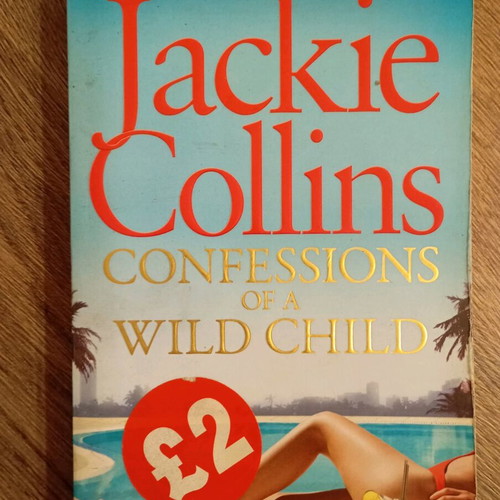 Jackie Collins Confessions of a Wild Child foreign language book used