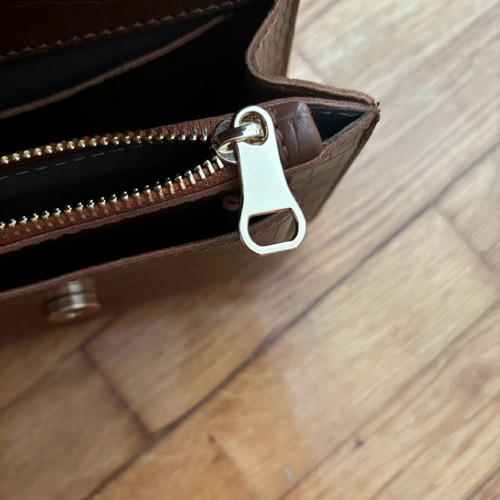 Laura Ashley backpack bag new, brown and gold
