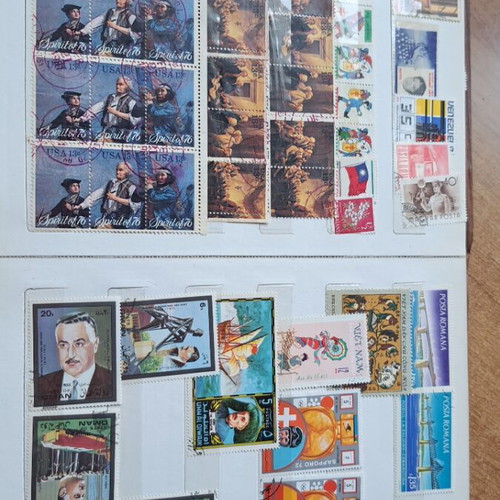 Album with Greek and foreign stamps like new