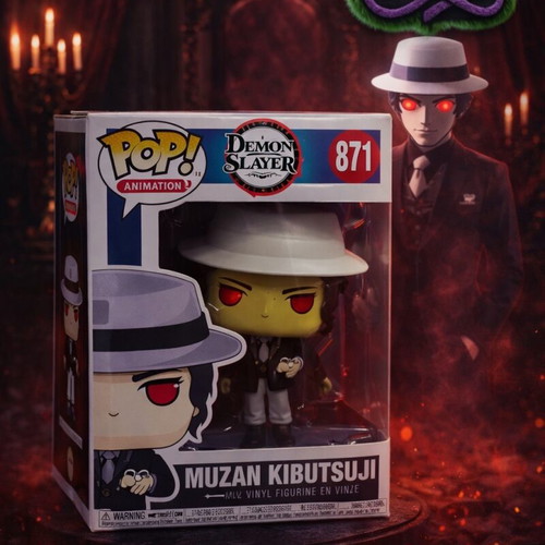 Funko Pop Demon Slayer Muzan Kibutsuji #871 καινούριο σφραγισμένο