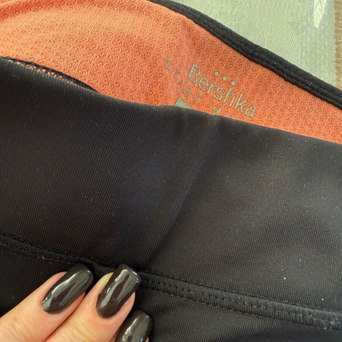 Bershka Start Moving gym sports leggings black, like new, size S