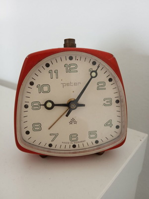 Ξυπνητήρι Peter μεταχειρισμένο, επιτραπέζιο αναλογικό