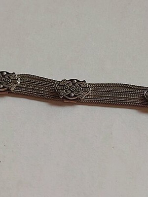Women's silver bracelet with chain like new