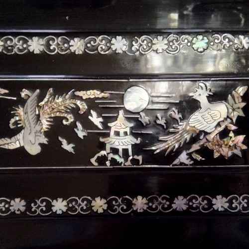 Korean Smoking Box used with Mother of Pearl Inlay Vietnam War