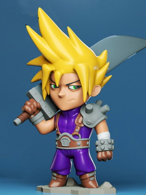 3D Cloud FF New high-resolution 3D figure model
