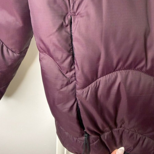 M&S Quilted Puffer Jacket with Hood new, purple