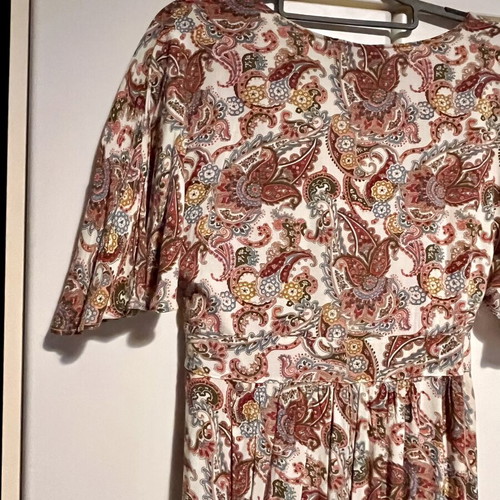 Philosophy women's maxi dress paisley print, like new