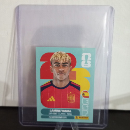 Lamine Yamal ESP 15 Panini FIFA World Cup 2026 sticker new in toploader