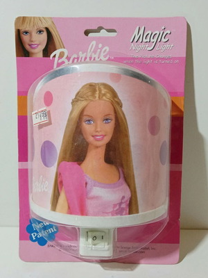 Mattel Barbie night light 1999 new European power 230V-50Hz