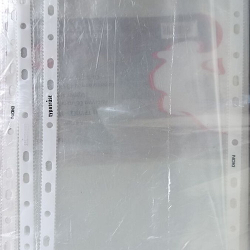Pack of ~130 unused filing sleeves