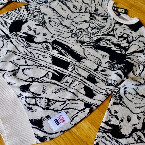 HUF & Marvel X-Men Showdown Sweater new, size medium
