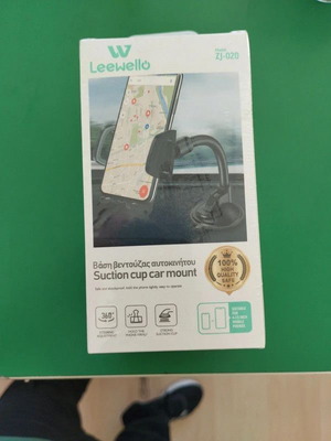 Car phone mount with suction cup and long flexible neck like new