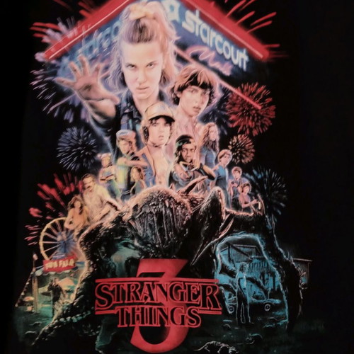 Stranger Things T-shirt used, kids/teens XXS