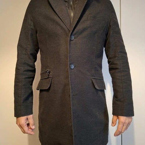 Springfield men's coat gray with removable lining like new
