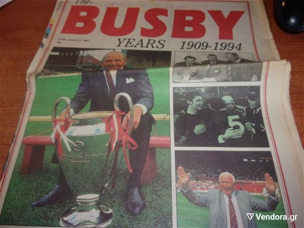  MAN UTD THE BUSBY YEARS 1909-1994 MAN EVENING SPECIAL!!