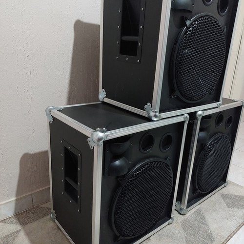 Professional passive speakers handmade 300W 15" used