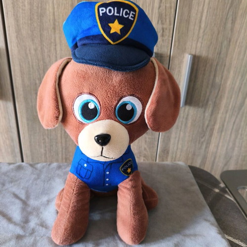 Paw Patrol plush police dog 40cm like new