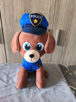 Paw Patrol plush police dog 40cm like new