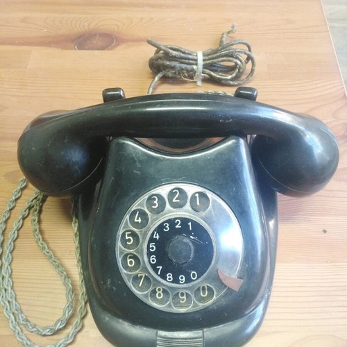 Antique telephone used bakelite 50-60s