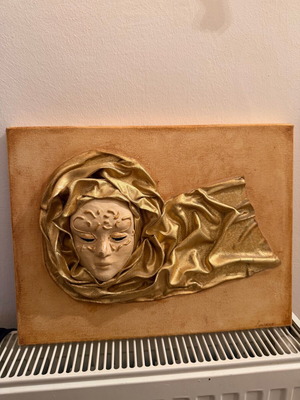 Handmade mask frame like new 30x40