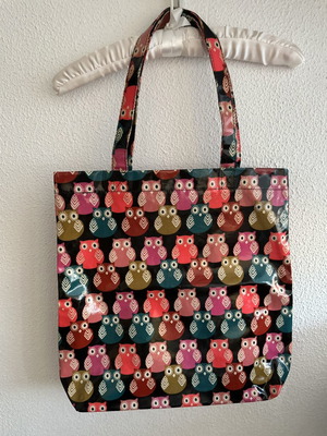 Τσάντα tote Accessorize με κουκουβάγιες, αδιάβροχη, καινούργια