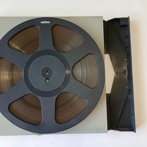 Revox original reel 10.5" with Agfa tape and Revox box used