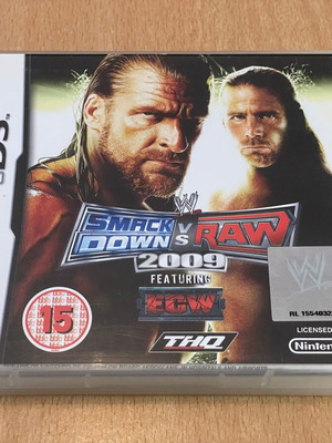 WWE SmackDown VS Raw 2009 Nintendo DS game like new