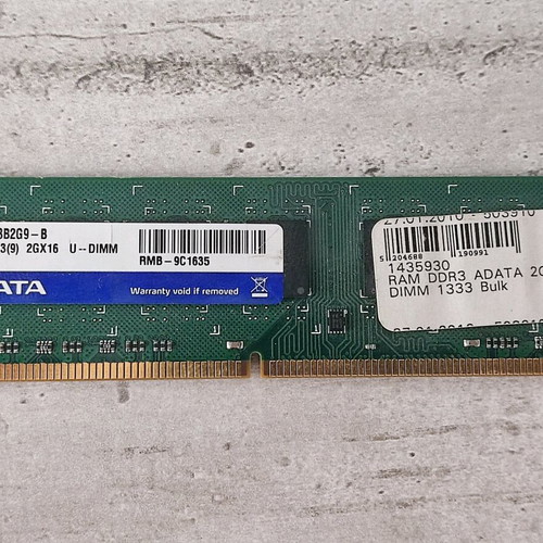 ADATA 2GB DDR3 used