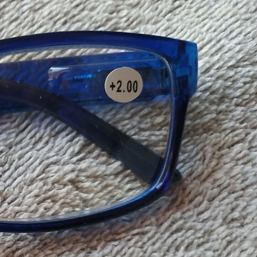 Presbyopia Glasses +2.0 New, Deep Blue and Black Elegant