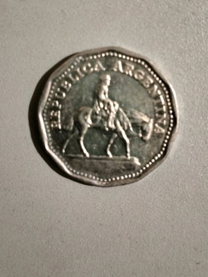 10 pesos Argentina 1963 used