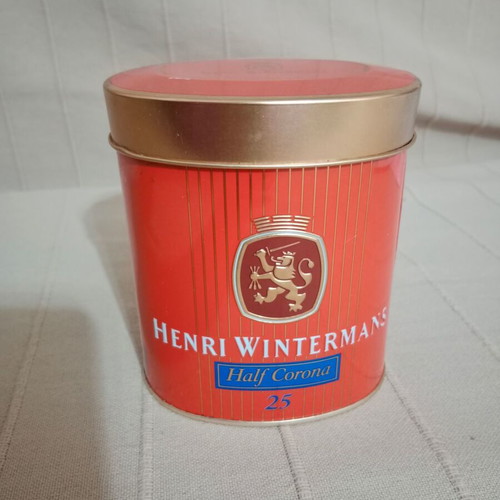 Μεταλλικό κουτί από πούρα Henri Wintermans μεταχειρισμένο, vintage