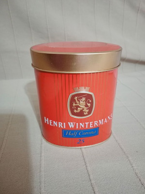 Henri Wintermans metal cigar box vintage, used