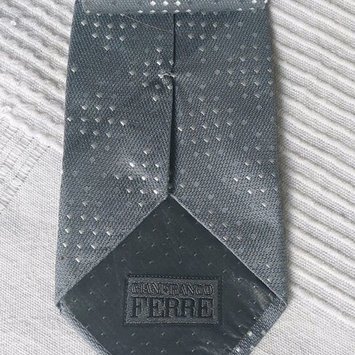 Gianfranco Ferre tie with pattern, grey, like new