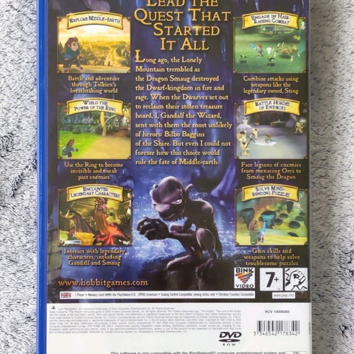 The Hobbit PlayStation 2 used with booklet