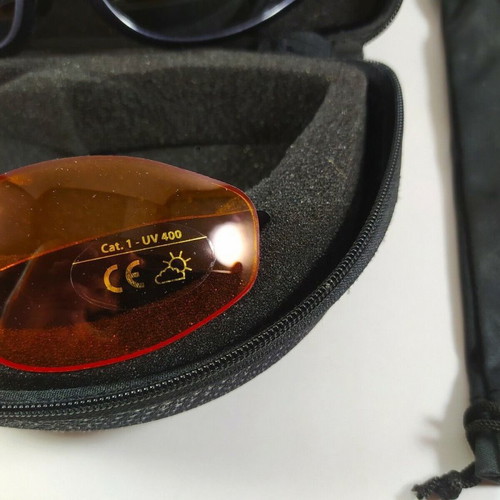 Oakley Radar Range Custom used cycling sunglasses in white metallic pearl