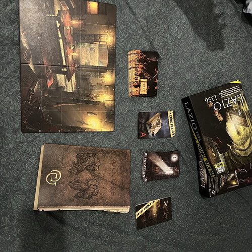 Crime Scene Game Lazio 1356 board game like new