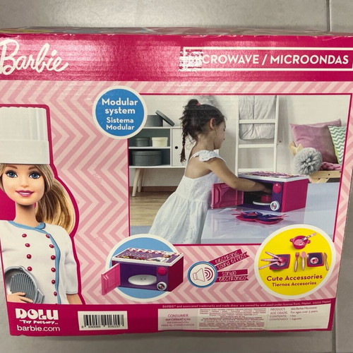 Barbie microwave oven with sound new