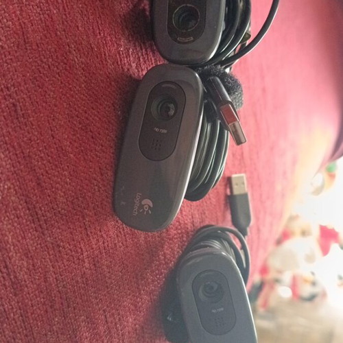 Logitech HD 720p cameras like new, set of 3