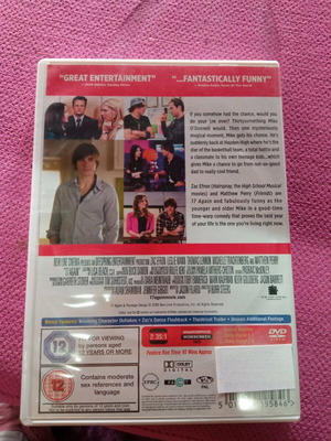 17 Again DVD like new, comedy, subbed