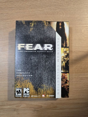 Fear Platinum Collection PC game like new, includes 3 titles