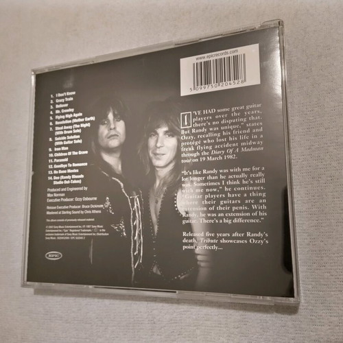 Ozzy Osbourne Randy Roads Tribute CD like new, metal