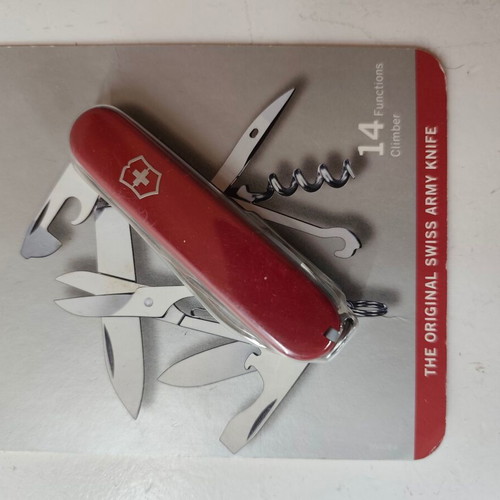 Victorinox 1.3703.B1 Climber Swiss Army Knife blister new