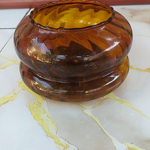 Glass ashtray, decorative
