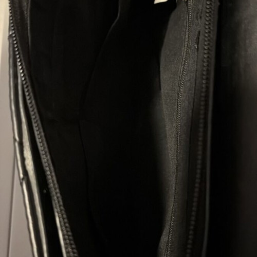 Handbag black used 28x22 cm with minor corner wear