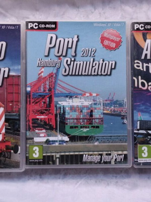 Port, Airport and Rail Cargo Simulator game bundle used for PC