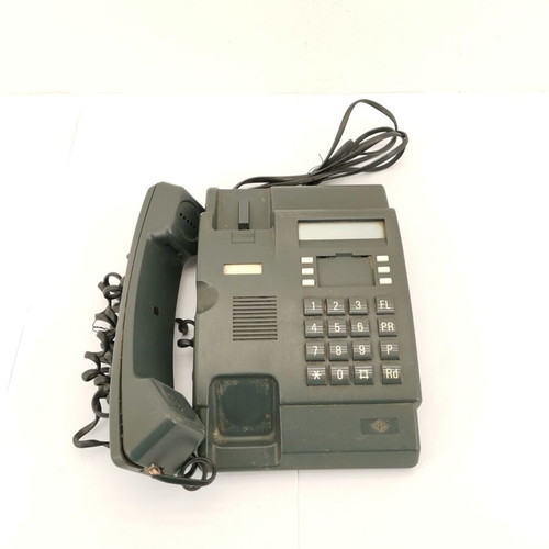 Intracom black telephone used, year 2000