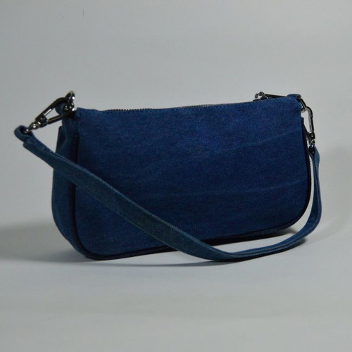Denim shoulder bag Zara new with long strap