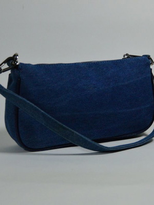 Denim shoulder bag Zara new with long strap
